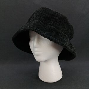 Vintage Made In USA REI Bucket Hat Black 100% Cotton Size L/XL Travel Beach